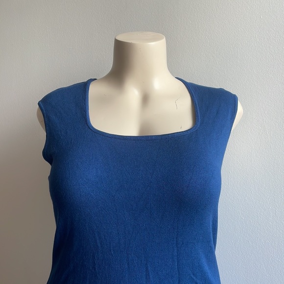 Blue Le Château Sleeveless Top XXL - Picture 2 of 6